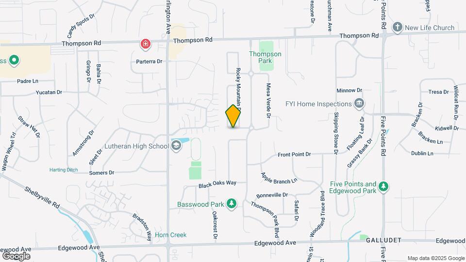 6303 Bryce Canyon Dr Map and Location Details
