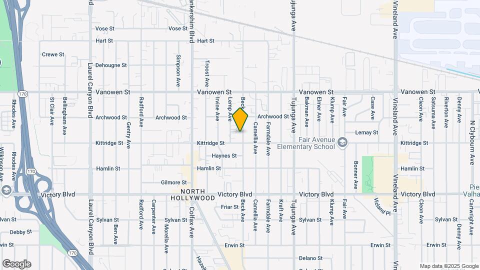 6619 Beck Ave, Unit 6619 Map and Location Details