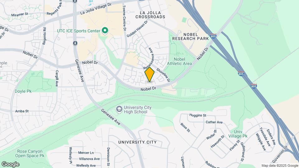 7105 Calabria Ct Map and Location Details