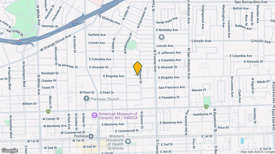487-495 E Kingsley Ave Map and Location Details