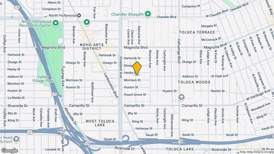 5000 Cleon Ave Map and Location Details