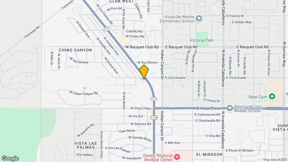 217 W Via Escuela Map and Location Details