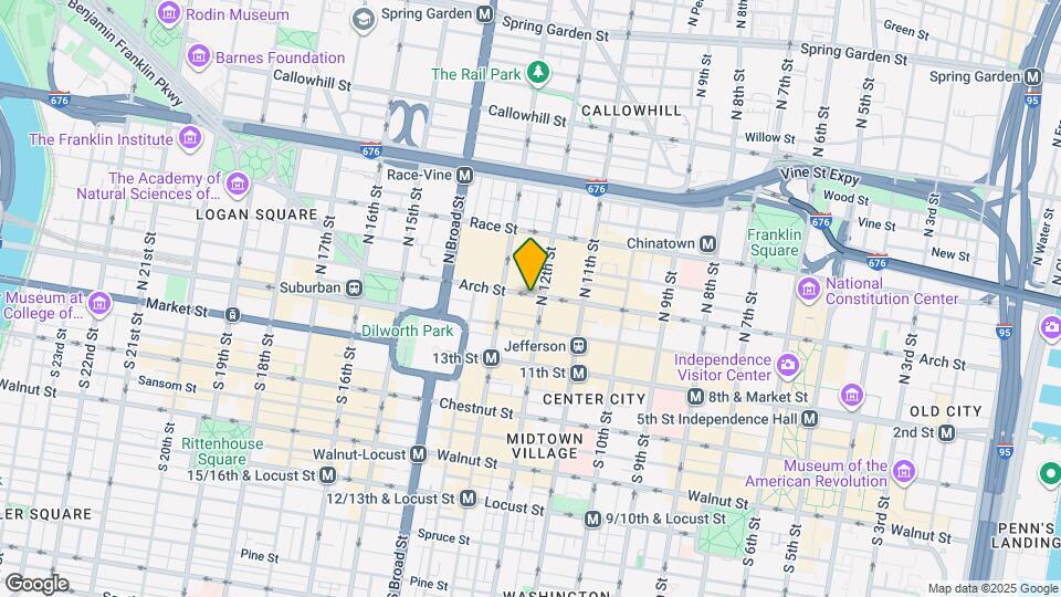 1230 Arch St Map and Location Details
