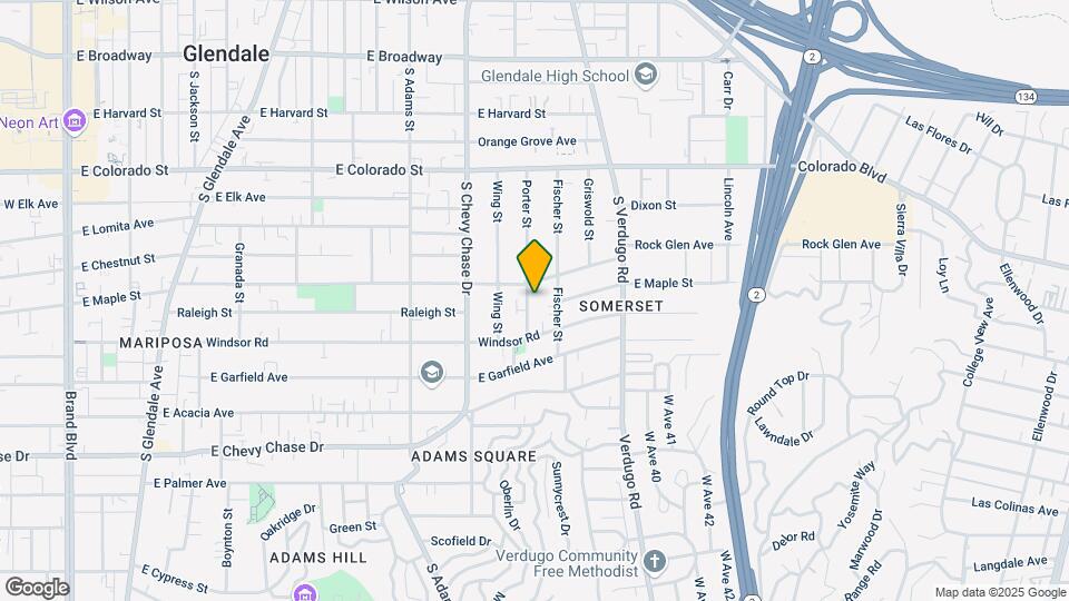 712 Porter St Mapa y Detalles de la Ubicación