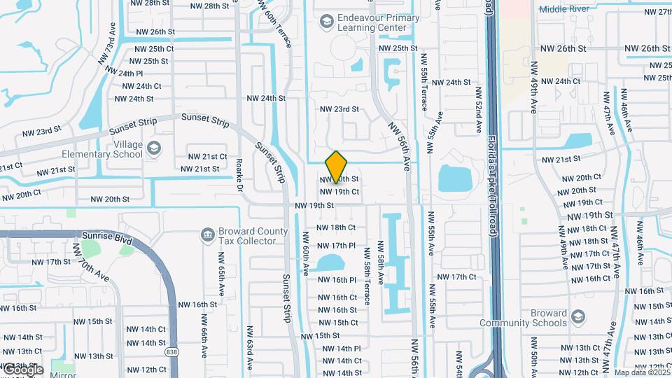 5921 NW 19th Ct Map and Location Details