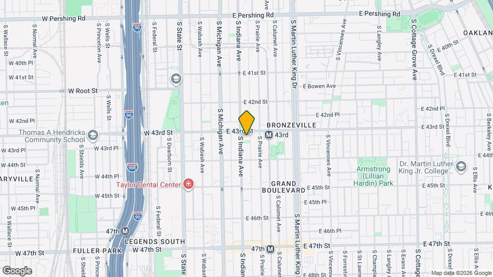 4315 S Indiana Ave Map and Location Details