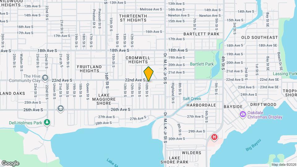 2222 10th St S Map and Location Details