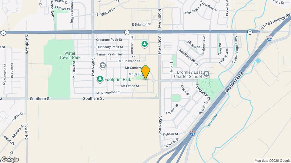 4886 Mt Massive Dr Map and Location Details