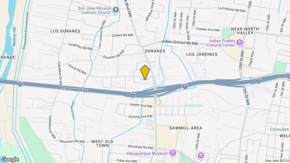 2423 Rose Avenue NW Map and Location Details