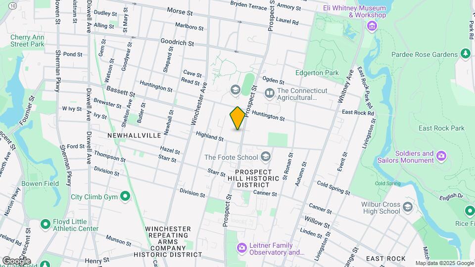 640 Prospect St Map and Location Details