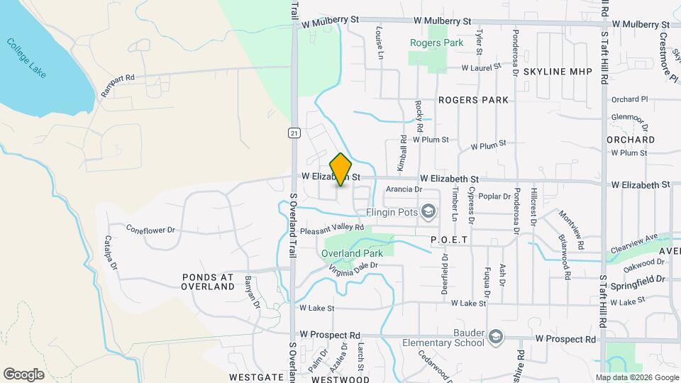 1012 Tierra Ln Map and Location Details
