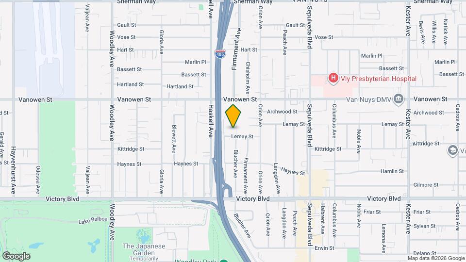 6641 Blucher Ave, Unit Cozy guset house Map and Location Details