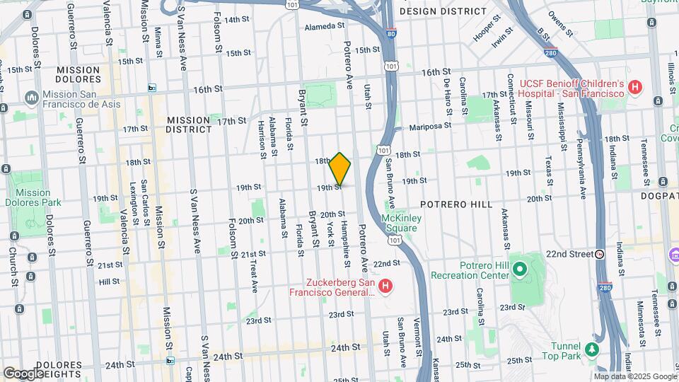 2601 19th St Map and Location Details