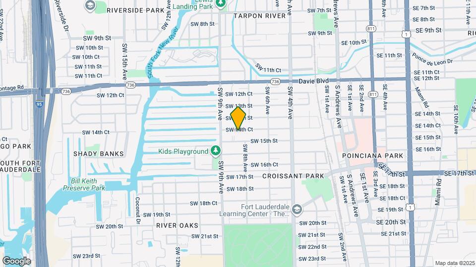826 SW 14th Ct Map and Location Details