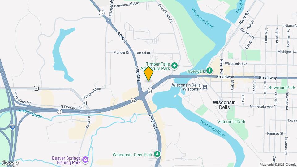 2462 Wisconsin Dells Pkwy Mapa y Detalles de la Ubicación
