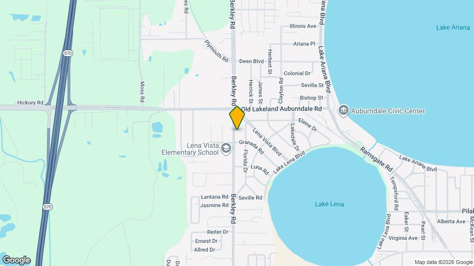 1034 Berkley Rd Map and Location Details