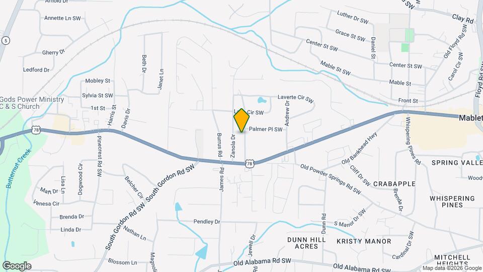 5620-A-B Zanola Dr SW Map and Location Details
