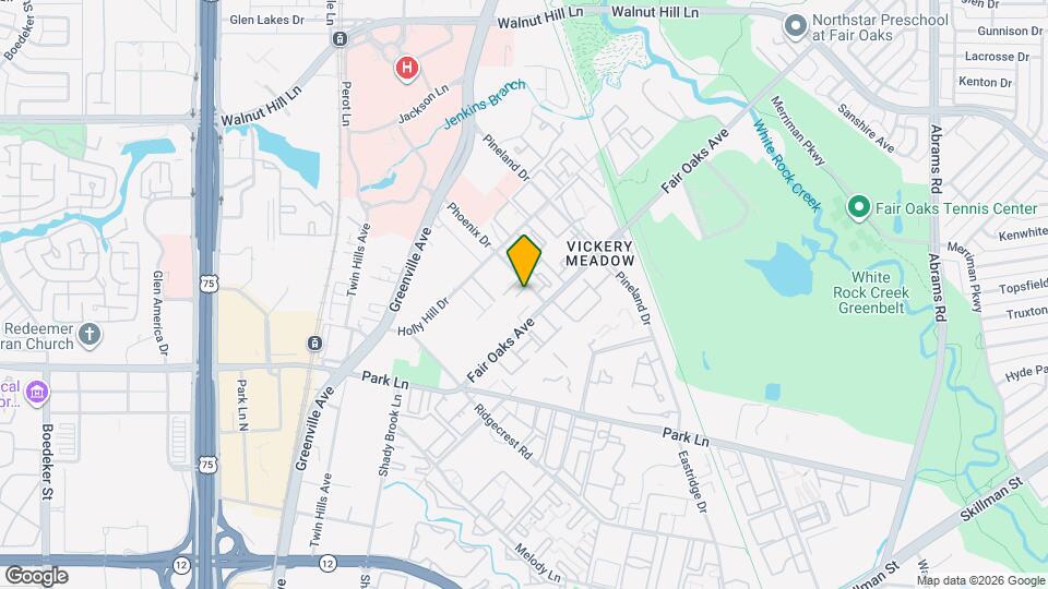 7155 Fair Oaks Ave Map and Location Details