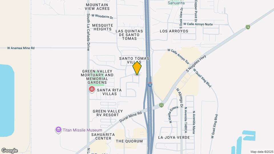 18732 S Avenida Rio Veloz Mapa y Detalles de la Ubicación