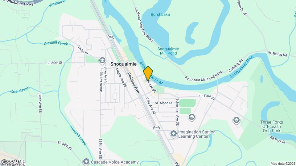 8203 Park Ave SE, Unit #1 Map and Location Details