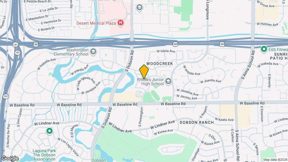 1916 W Jerome Ave, Unit D-8 Map and Location Details
