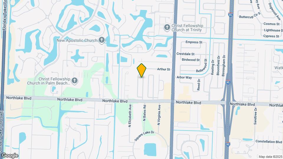 9173 E Highland Pines Blvd Map and Location Details