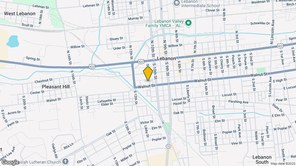 135 S 11th St Map and Location Details