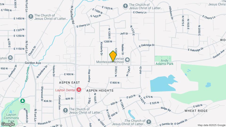 1215 E Gordon Ave Mapa y Detalles de la Ubicación