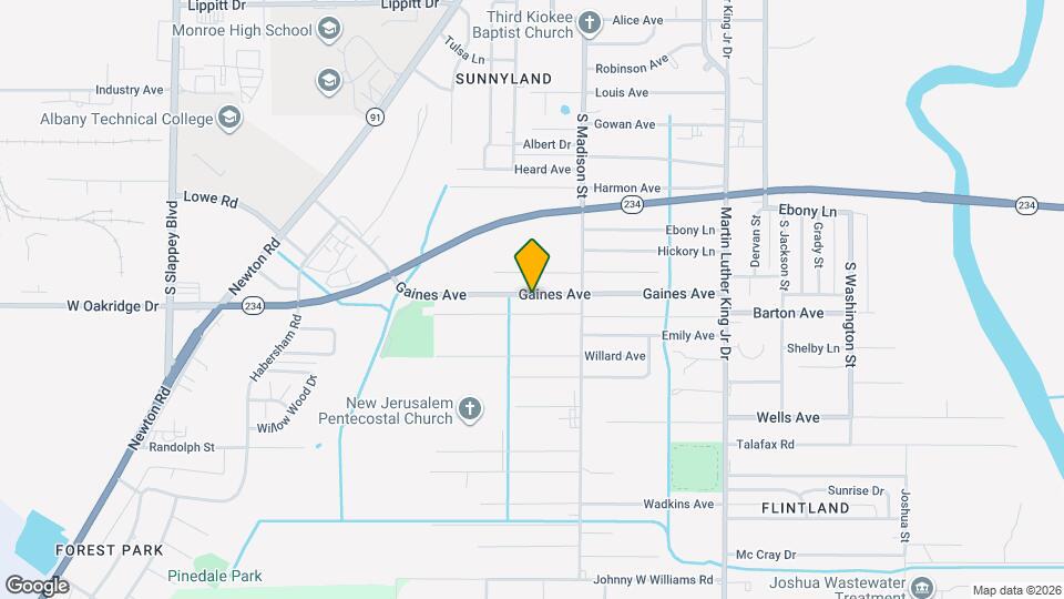 612 Gaines Ave Map and Location Details