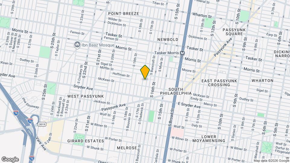 1929 S 17th St Map and Location Details