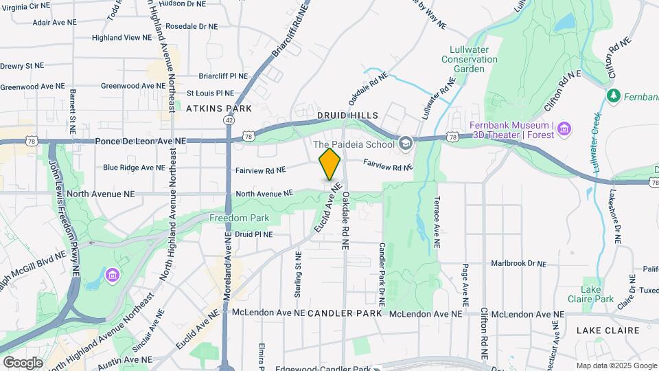 1414 Euclid Ave Mapa y Detalles de la Ubicación