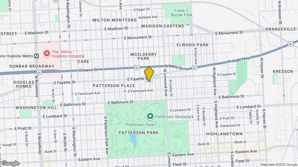 128 N Belnord Ave Map and Location Details