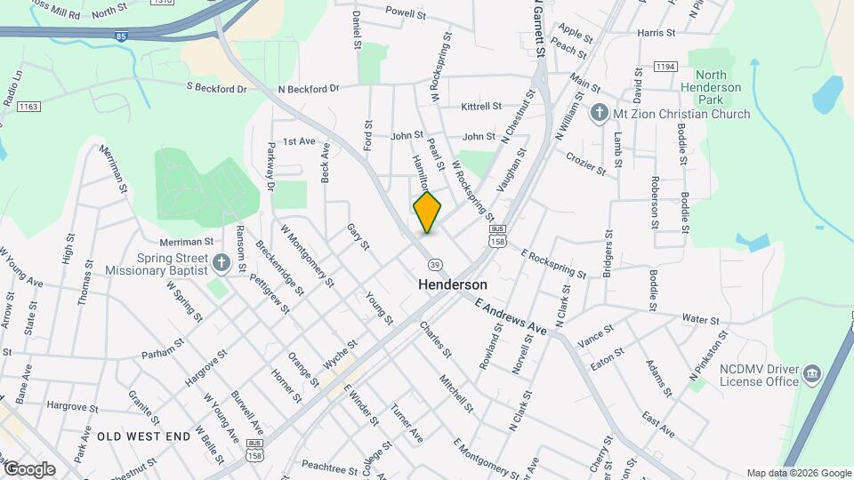 428 N Chestnut St Map and Location Details