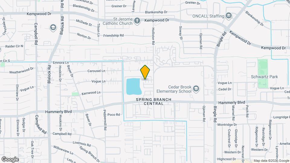 2207 Hilshire Glen Ct Mapa y Detalles de la Ubicación