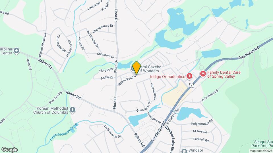 1074 Rabon Pond Dr Map and Location Details