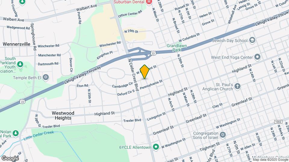 3030 W Woodlawn St Map and Location Details