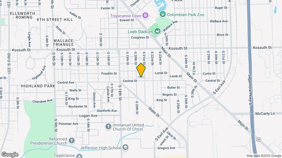 2014 Central St Map and Location Details