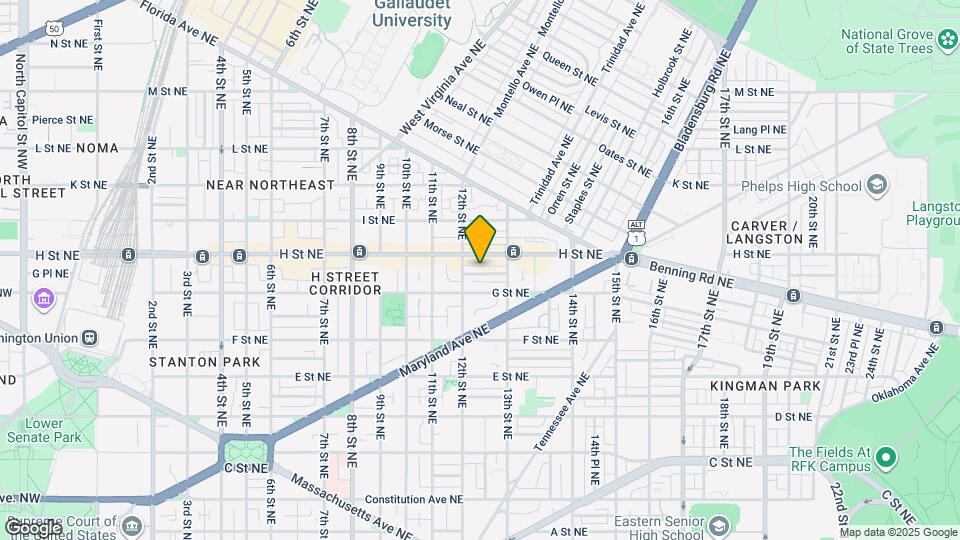1212 Linden Pl NE, Unit Home Map and Location Details