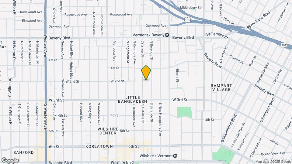 156 S Catalina St, Unit 156 Map and Location Details