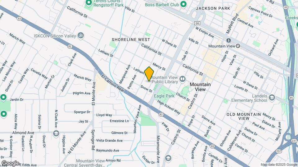 638 Mountain View Ave Map and Location Details