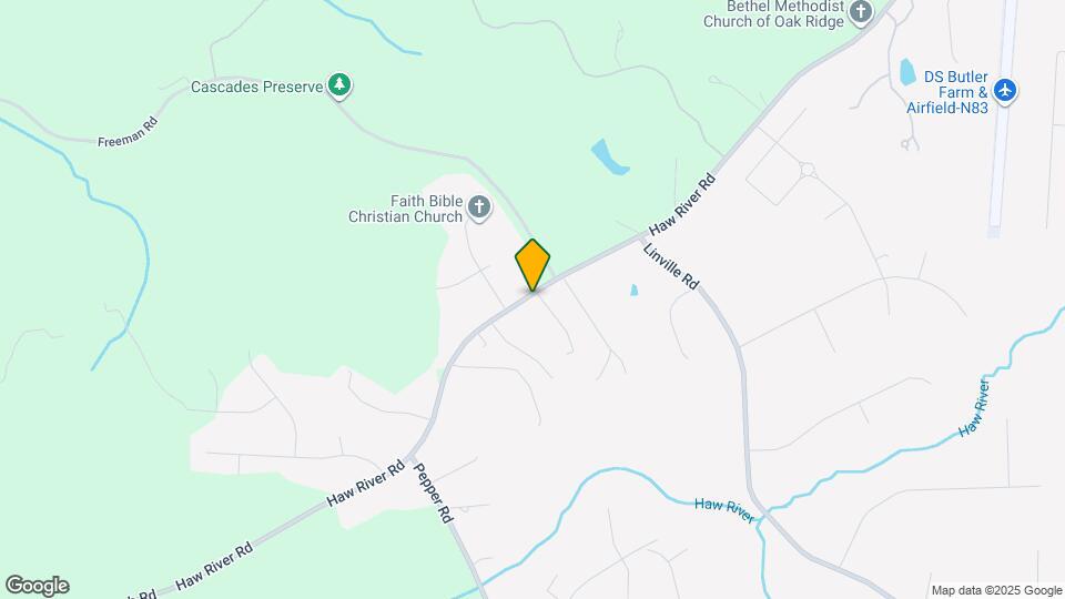 8603 Haw River Rd Map and Location Details