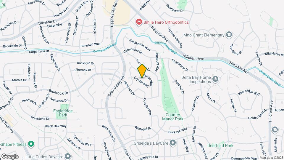 2501 Crystal Way Map and Location Details