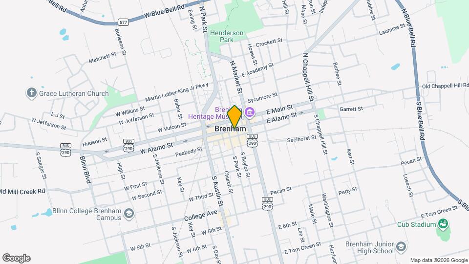 112 E Alamo St Map and Location Details