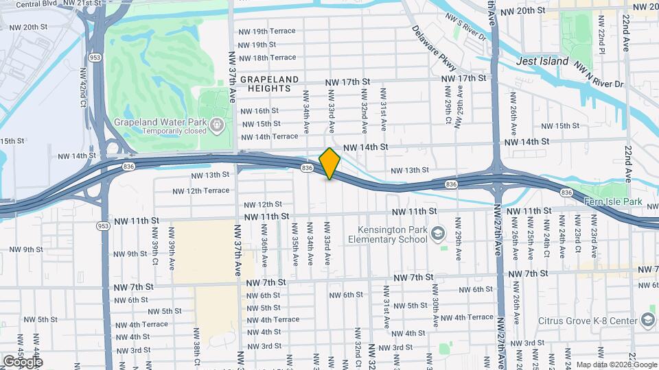 1237 NW 33rd Ave, Unit 1 Mapa y Detalles de la Ubicación