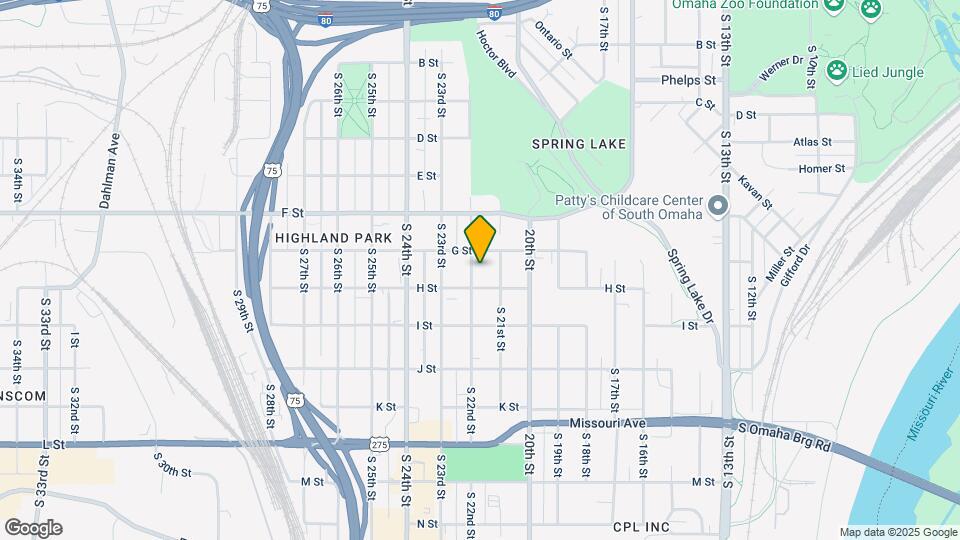 4217 S 22nd St Map and Location Details