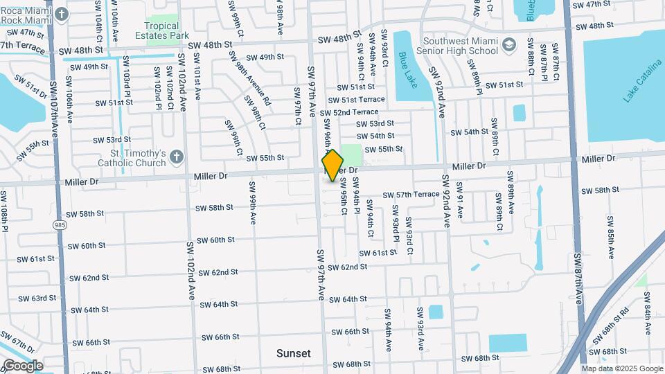 9573 SW 57th St Map and Location Details