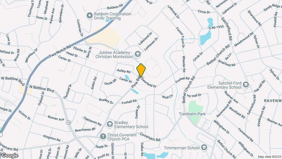 3402 Deerfield Dr Mapa y Detalles de la Ubicación
