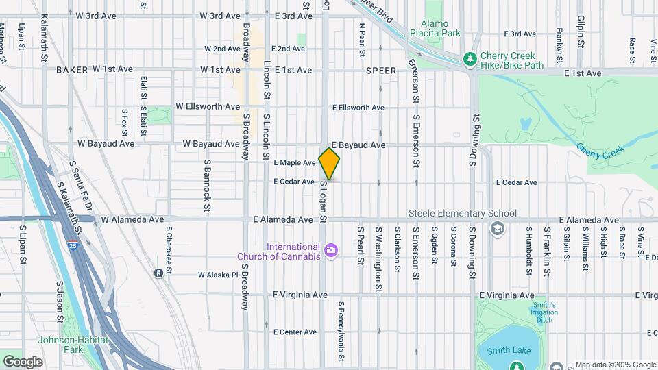 204 S Logan St Map and Location Details
