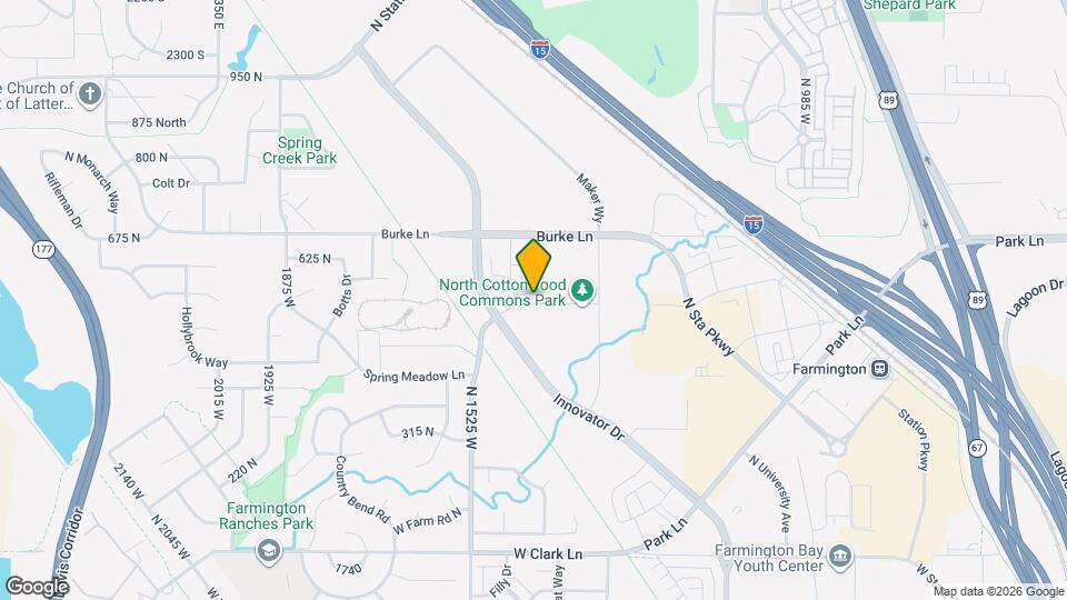 1436 W Cook Ln Map and Location Details