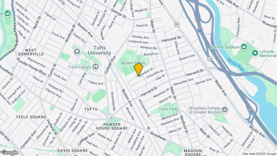 104 Bowdoin St, Unit 3 Map and Location Details